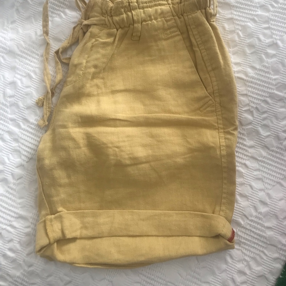 Anthropologie Level 99 Linen Shorts